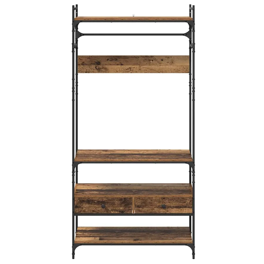 Armoire Bois ancien 89 x 39 x 184.5 cm Bois d'ingénierie - 6