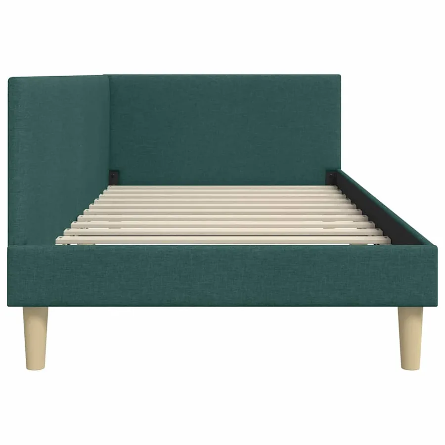 Cadre de lit d'angle Vert foncé 100 cm x 200 cm - 6