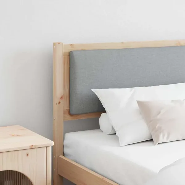 Tête de lit Marron Bois massif en pin