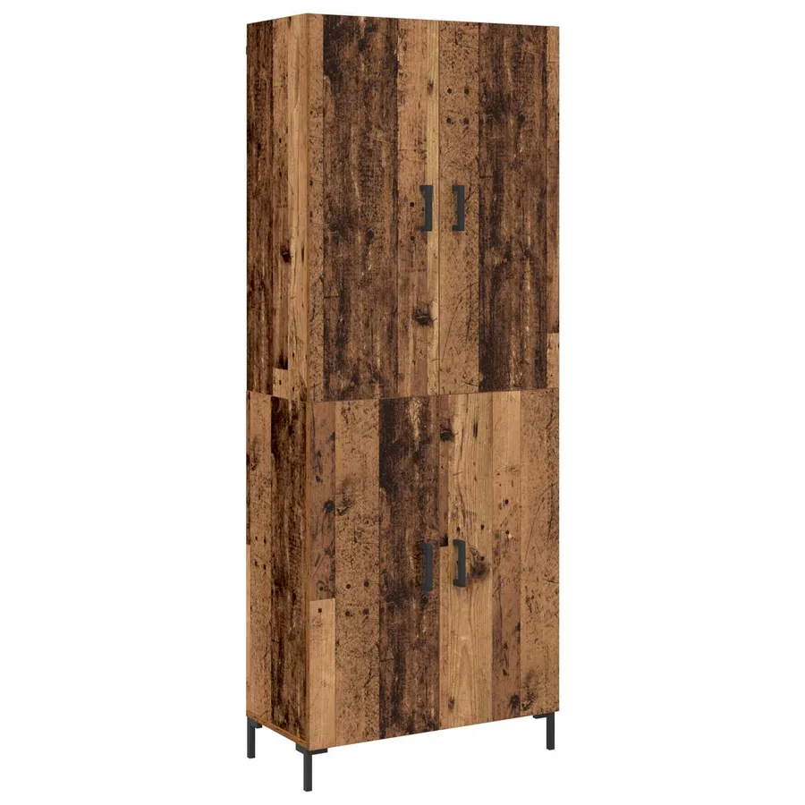 Haut Armoire Bois ancien 69,5 x 34 x 180 cm Bois d'ingénierie - 2