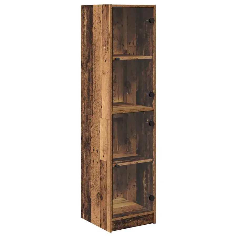 Haut Armoire Bois Ancien 35 x 37 x 142 cm Bois d'ingénierie - 2
