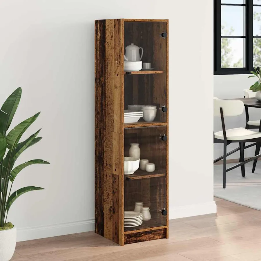 Haut Armoire Bois Ancien 35 x 37 x 142 cm Bois d'ingénierie - 4