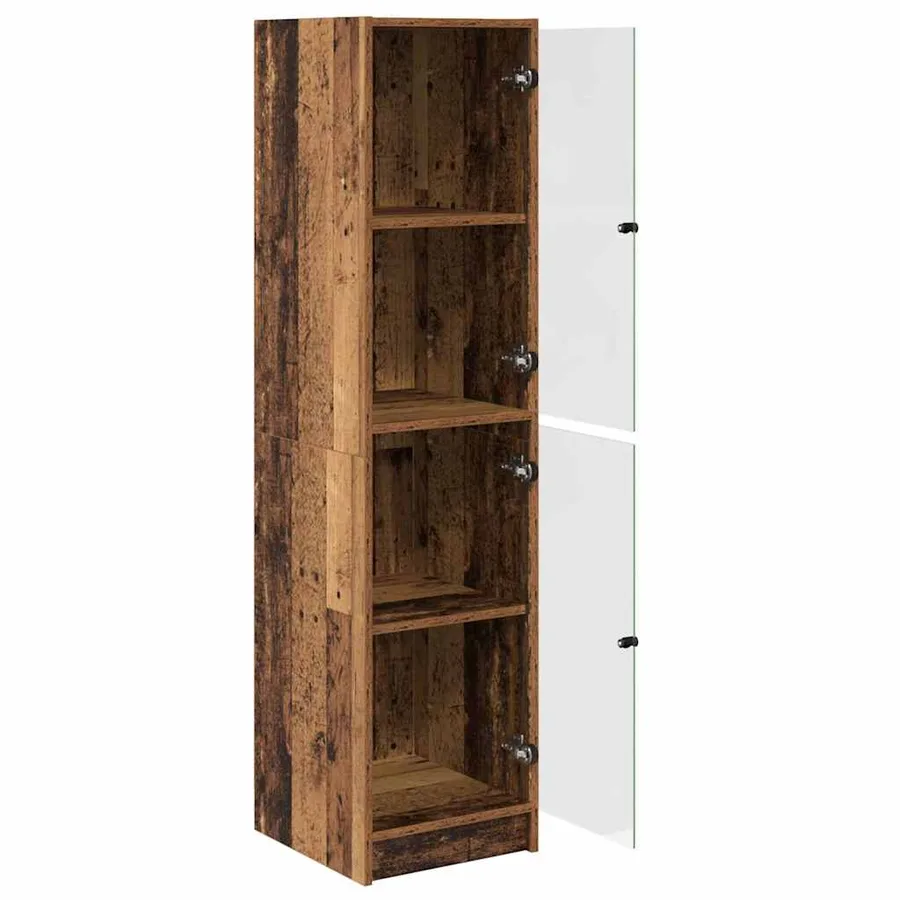 Haut Armoire Bois Ancien 35 x 37 x 142 cm Bois d'ingénierie - 5