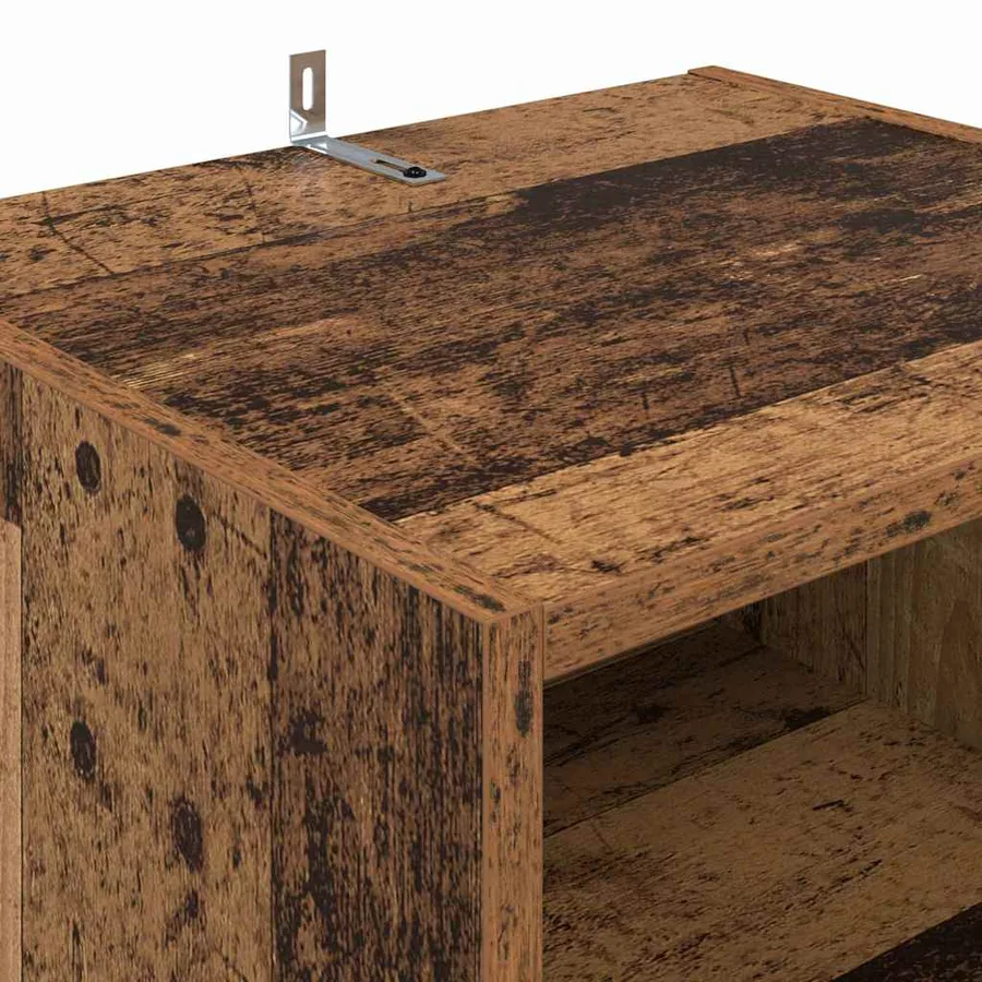 Meuble TV Bois Ancien 160 x 35 x 55 cm Bois d'ingénierie - 9