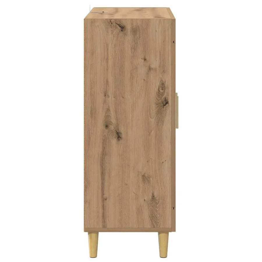 Buffet Chêne artisanal 69,5 x 34 x 90 cm Bois d'ingénierie - 7