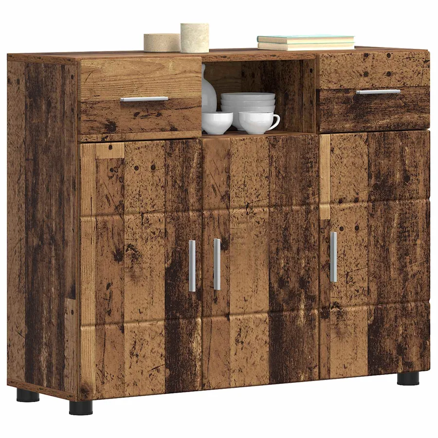 Cabinet en Bois avec tiroir Bois ancien 88,5 x 30,5 x 73 cm - 3