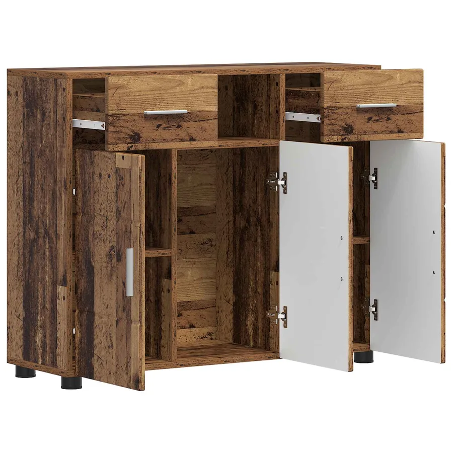 Cabinet en Bois avec tiroir Bois ancien 88,5 x 30,5 x 73 cm - 5