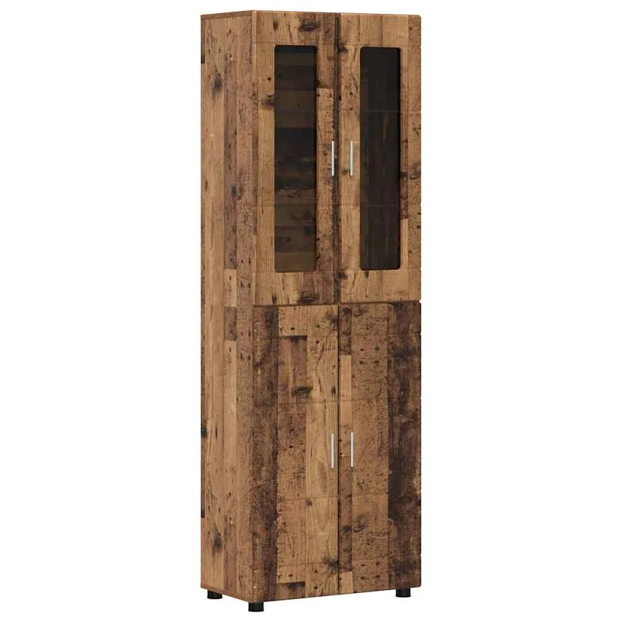 Ensemble meuble TV FLORIN 3 pcs Bois ancien Bois d'ingénierie - 7