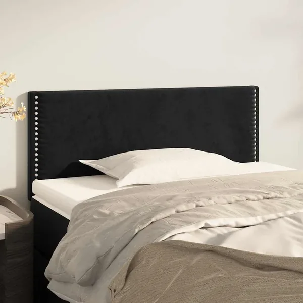 Tête de lit Noir 90x5x78/88 cm Velours