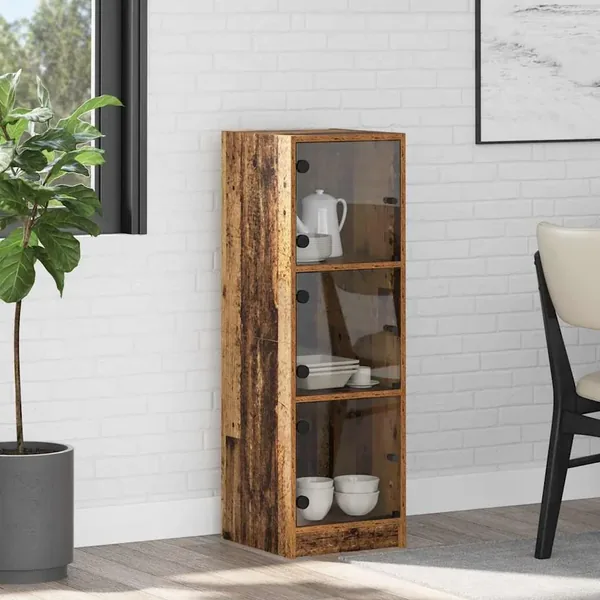 Haut Armoire Bois Ancien 35 x 37 x 109 cm Bois d'ingénierie