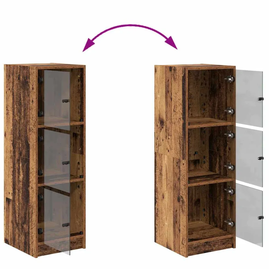 Haut Armoire Bois Ancien 35 x 37 x 109 cm Bois d'ingénierie - 10