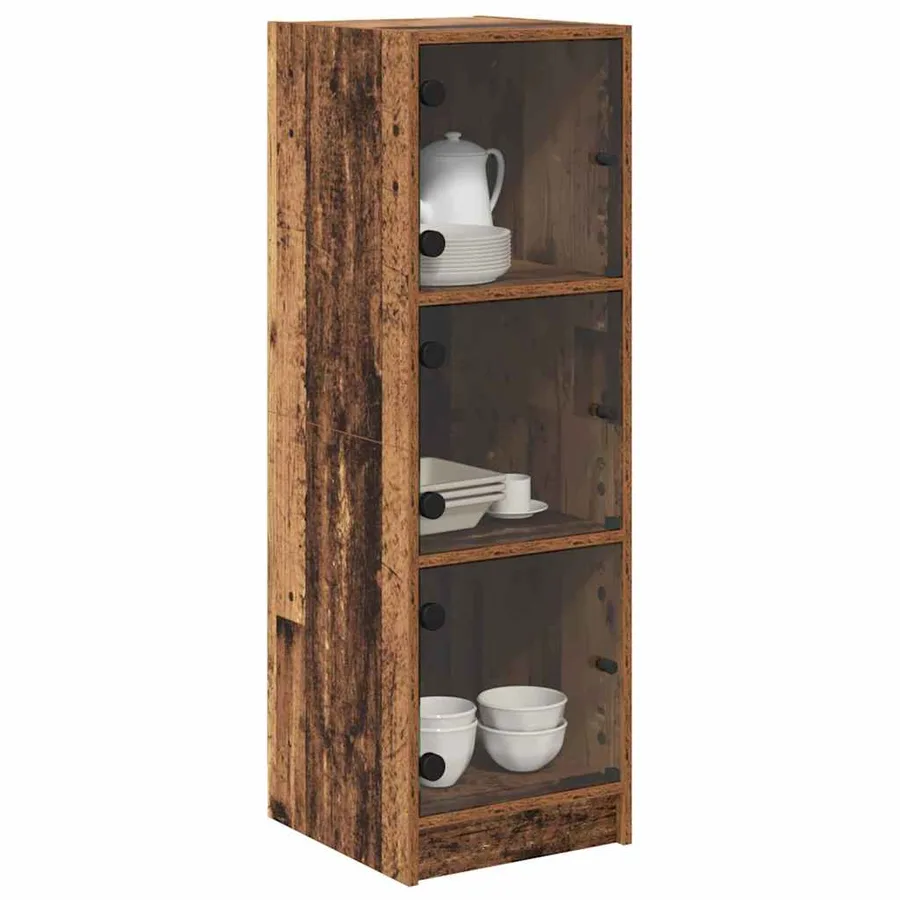 Haut Armoire Bois Ancien 35 x 37 x 109 cm Bois d'ingénierie - 3