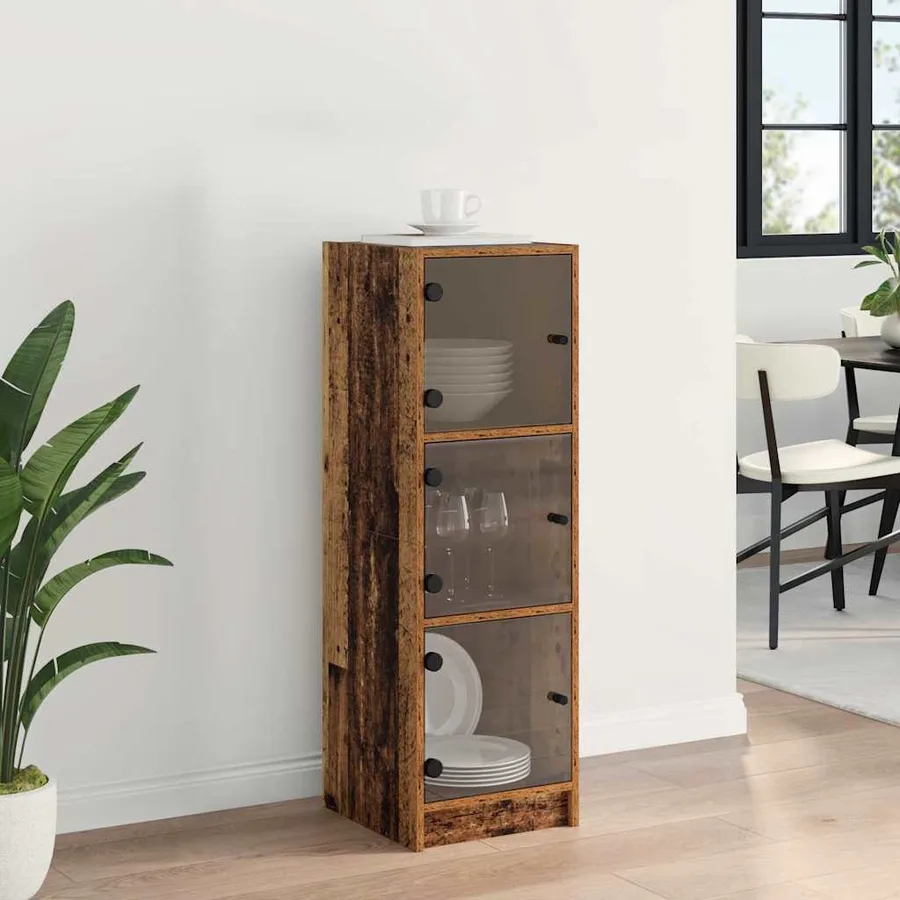 Haut Armoire Bois Ancien 35 x 37 x 109 cm Bois d'ingénierie - 4