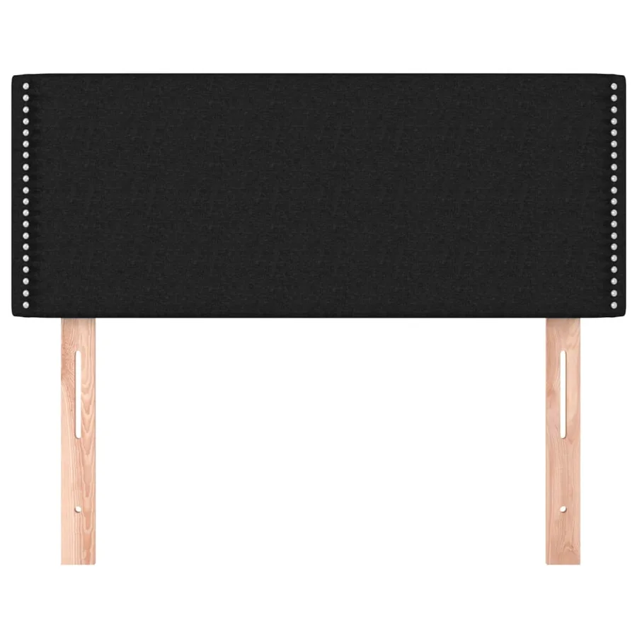 Tête de lit Noir 80x5x78/88 cm Tissu - 3