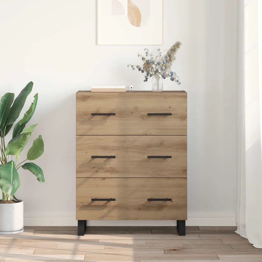 Buffet Chêne artisanal 69,5 x 34 x 90 cm - 4