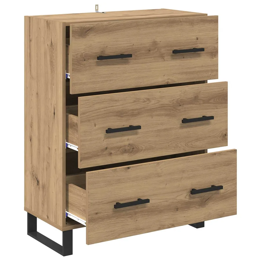 Buffet Chêne artisanal 69,5 x 34 x 90 cm - 5