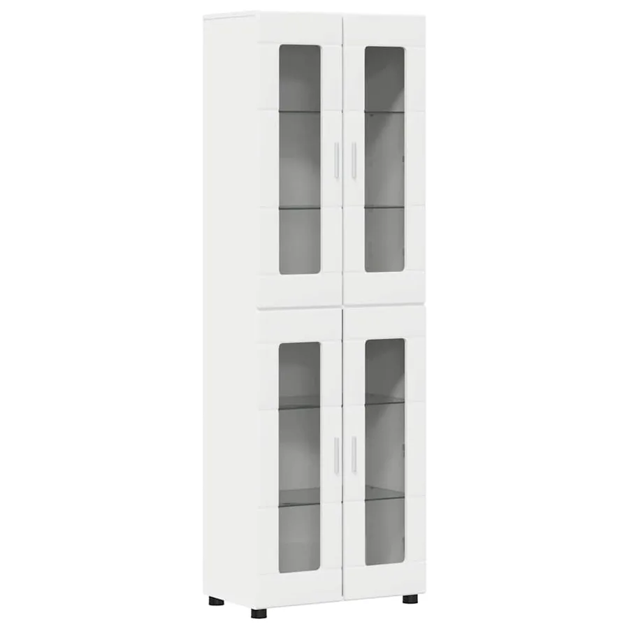 Haut Armoire FLORIN Blanc 60 x 35 x 182 cm Bois d'ingénierie - 2