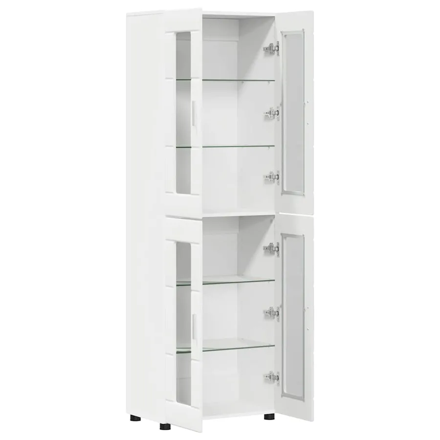Haut Armoire FLORIN Blanc 60 x 35 x 182 cm Bois d'ingénierie - 5