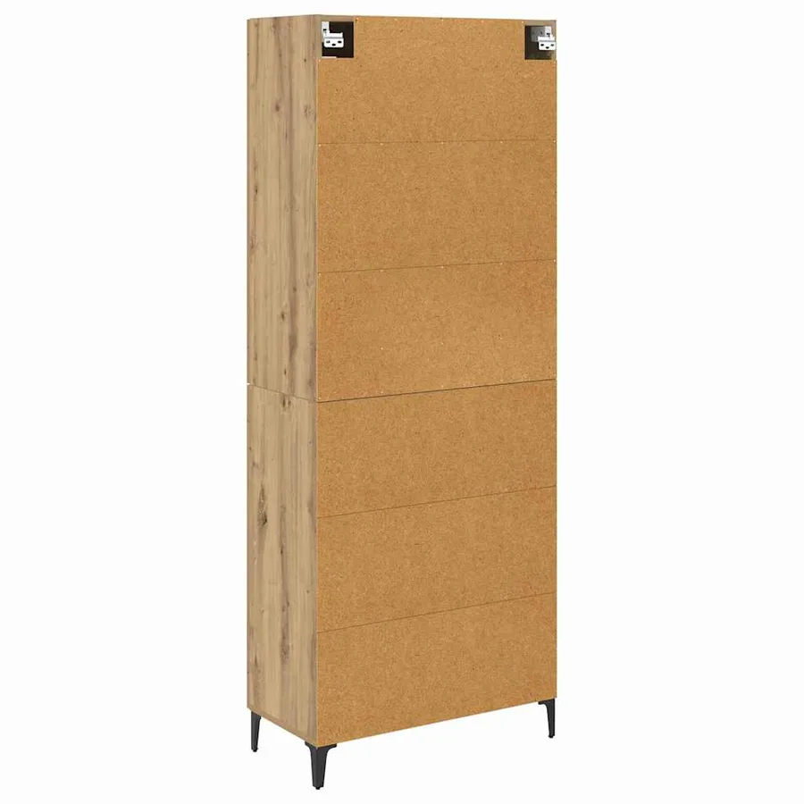Haut Armoire Chêne artisanal 69,5 x 34 x 180 cm - 8