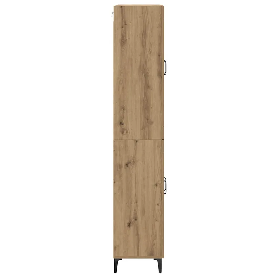 Haut Armoire Chêne artisanal 69,5 x 34 x 180 cm - 9