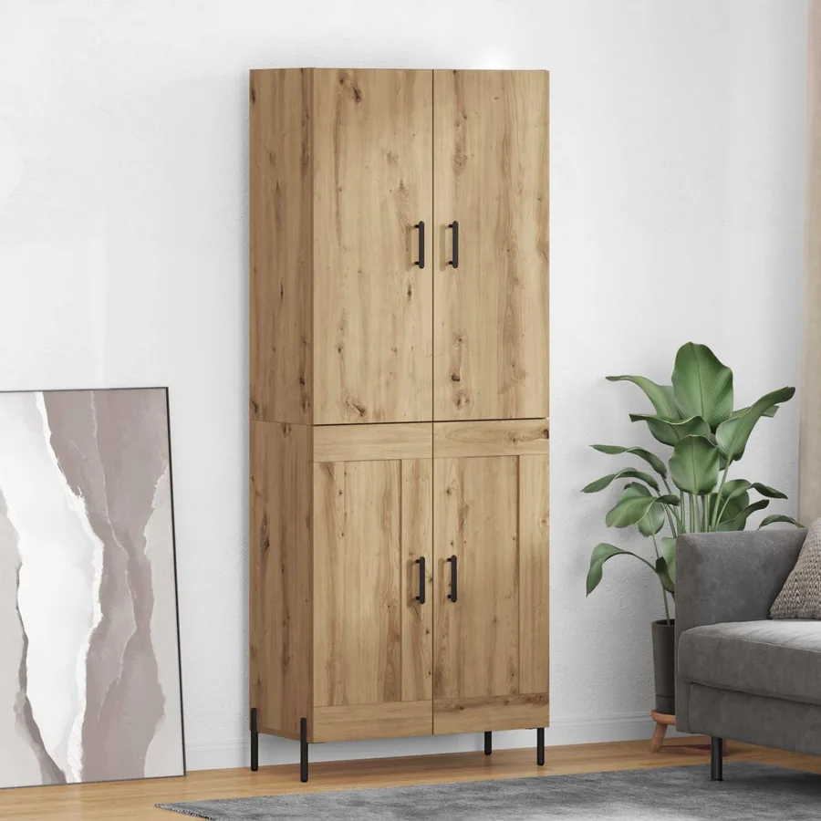 Haut Armoire Chêne artisanal 69,5 x 34 x 180 cm