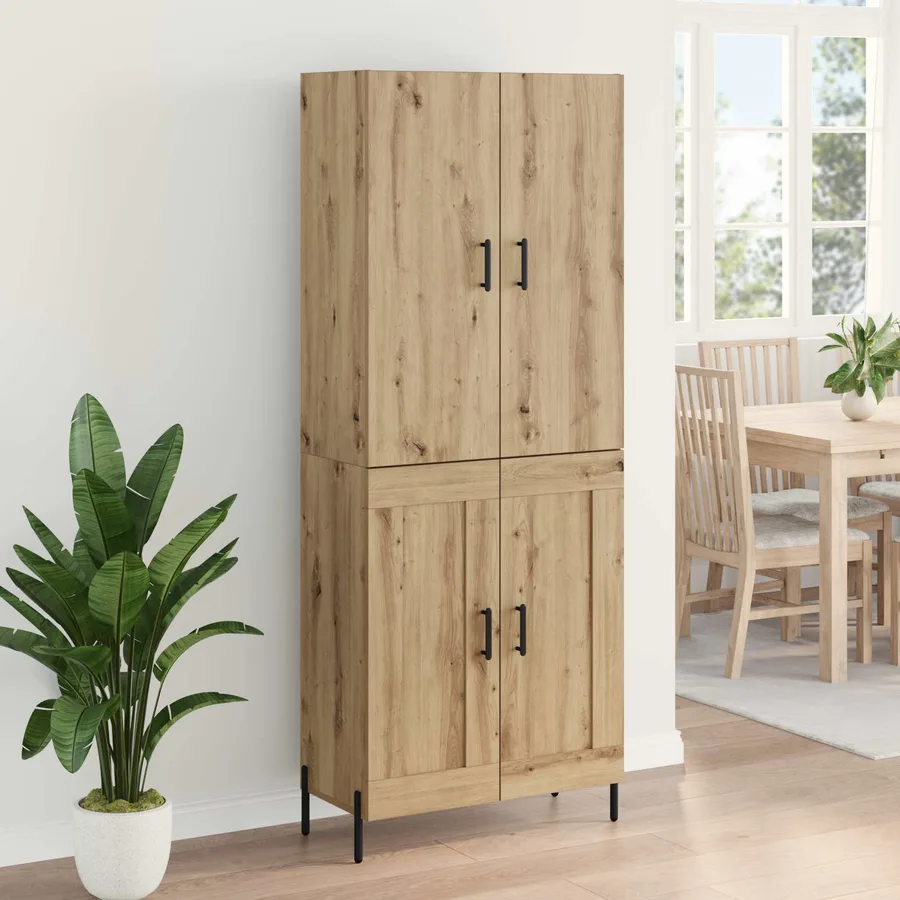 Haut Armoire Chêne artisanal 69,5 x 34 x 180 cm - 4