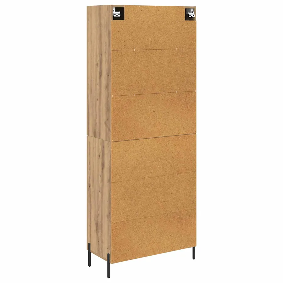 Haut Armoire Chêne artisanal 69,5 x 34 x 180 cm - 8