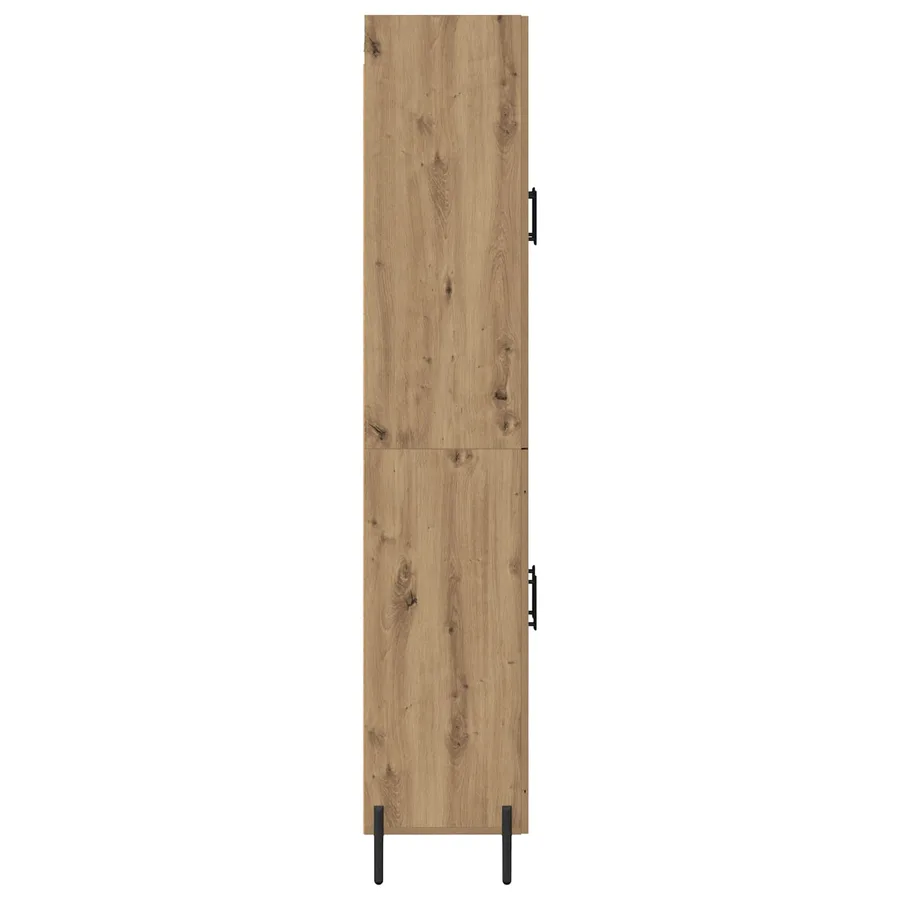 Haut Armoire Chêne artisanal 69,5 x 34 x 180 cm - 9