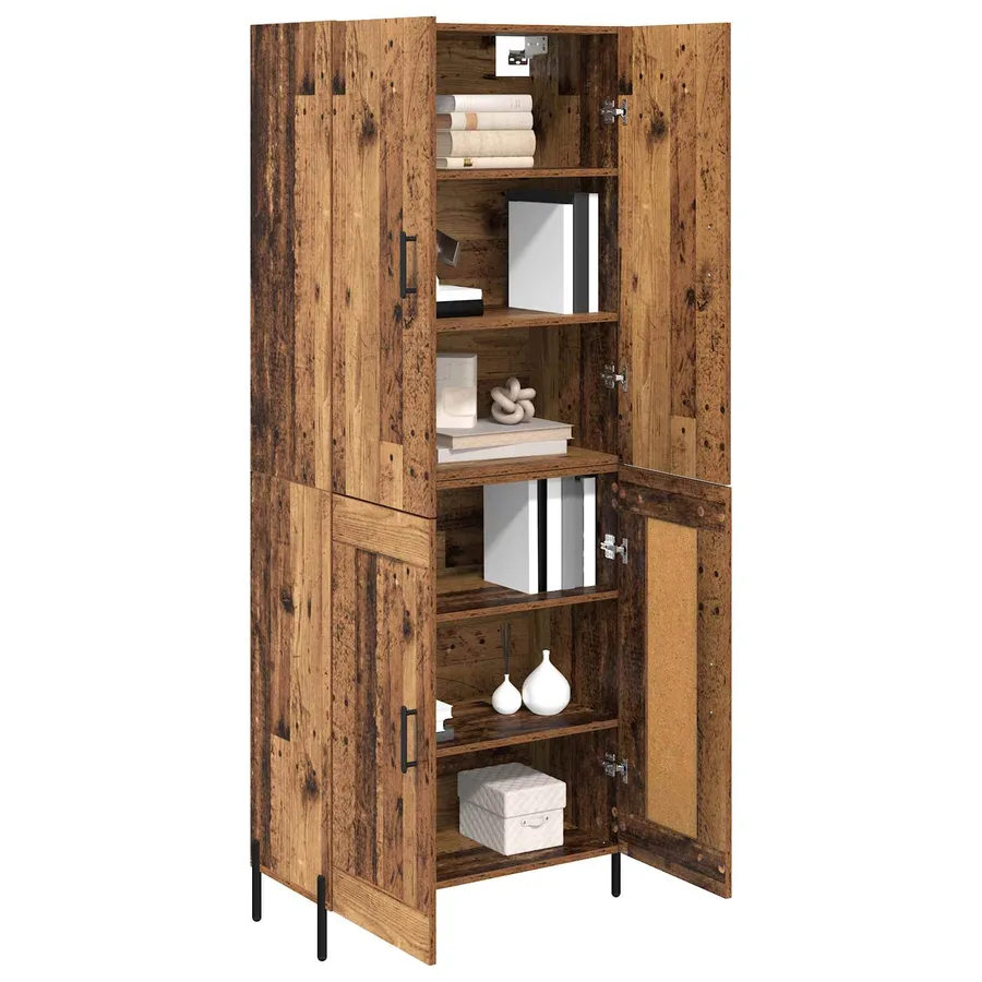 Haut Armoire Bois Ancien 69,5 x 34 x 180 cm Bois d'ingénierie - 3