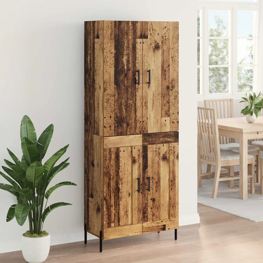 Haut Armoire Bois Ancien 69,5 x 34 x 180 cm Bois d'ingénierie - 4