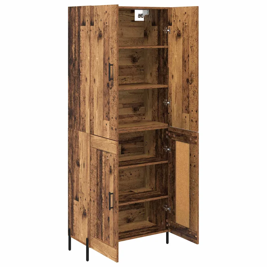 Haut Armoire Bois Ancien 69,5 x 34 x 180 cm Bois d'ingénierie - 5