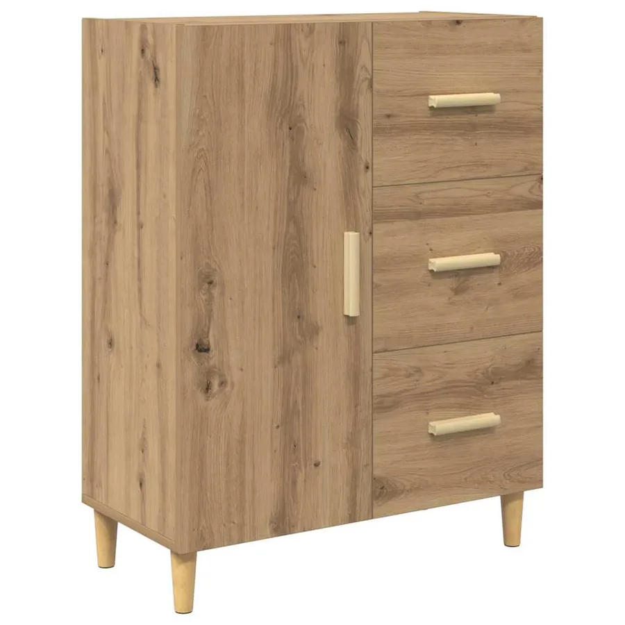 Haut Armoire Chêne artisanal 34,5 x 34 x 180 cm - 6