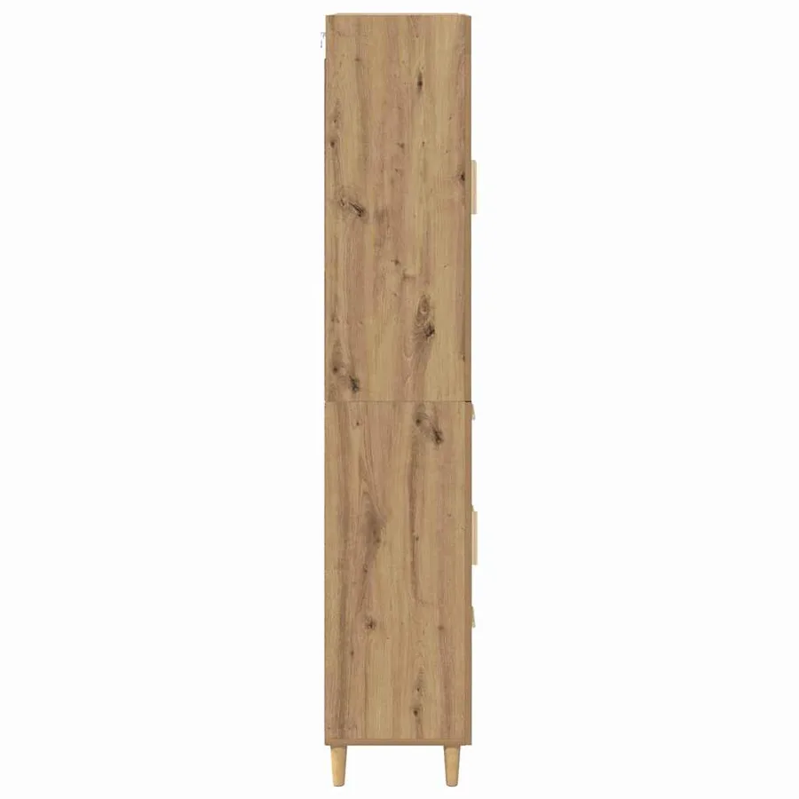 Haut Armoire Chêne artisanal 34,5 x 34 x 180 cm - 9