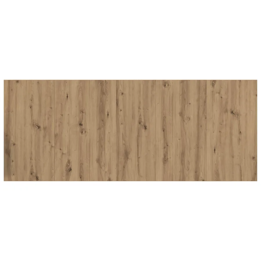 Tête de lit avec armoire 3 pcs Chêne artisanal - 5