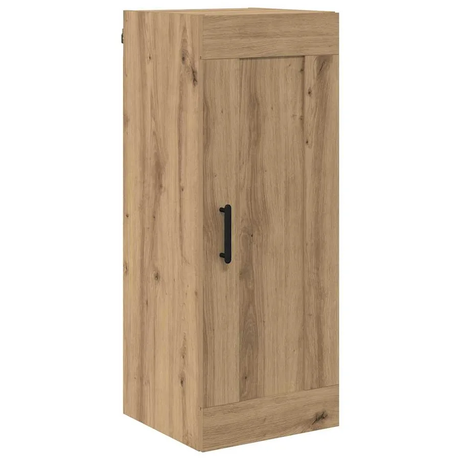 Haut Armoire avec tiroir Chêne artisanal 34,5 x 34 x 180 cm - 6