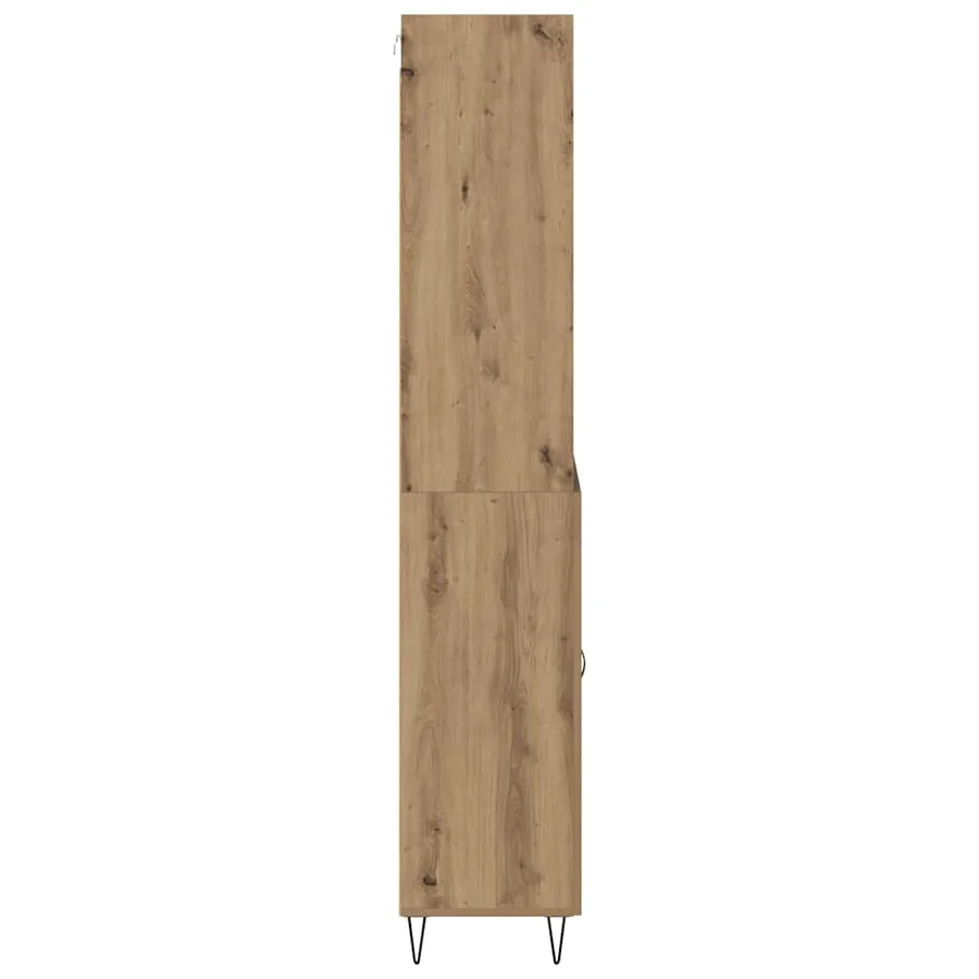 Haut Armoire 2 pcs Chêne artisanal 69,5 x 34 x 180 cm - 9