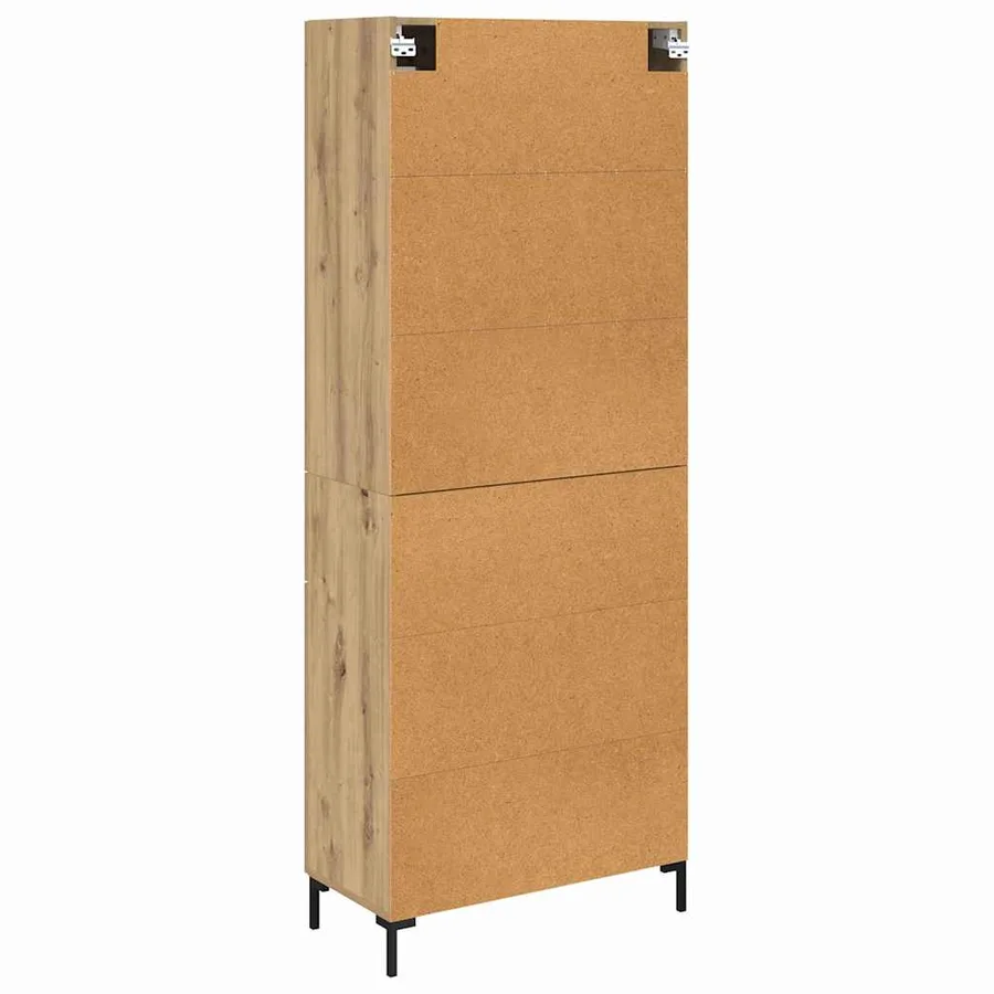 Haut Armoire 2 pcs Chêne artisanal 69,5 x 34 x 180 cm - 8