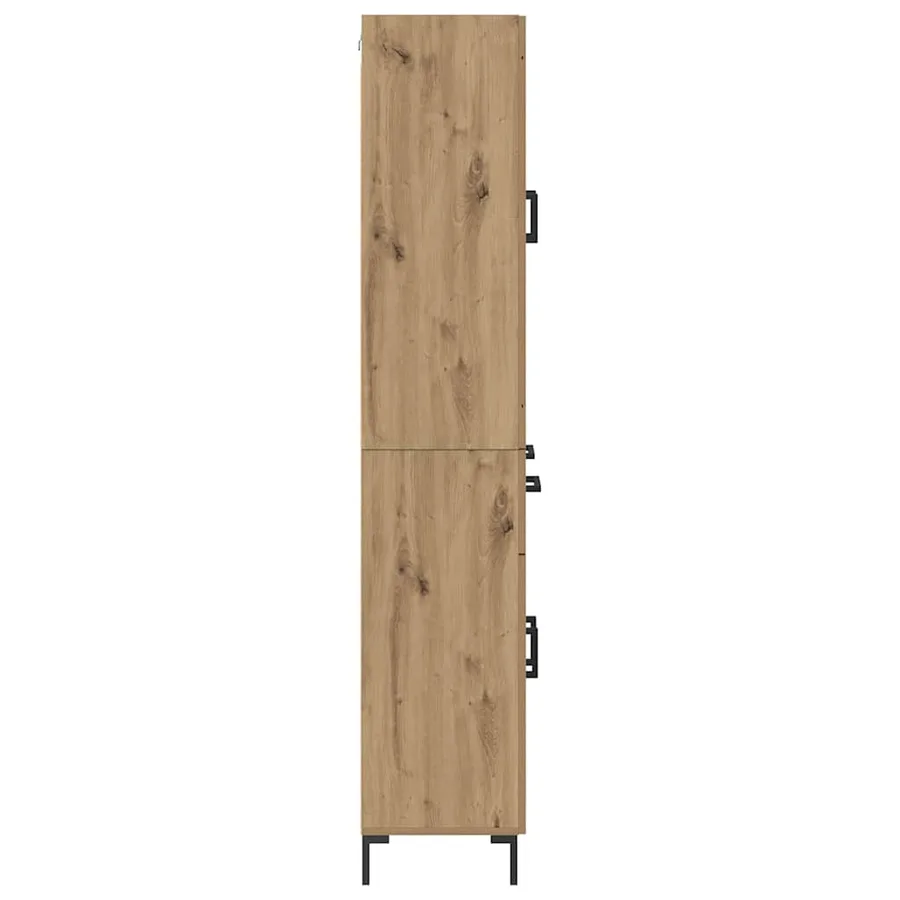 Haut Armoire 2 pcs Chêne artisanal 69,5 x 34 x 180 cm - 9