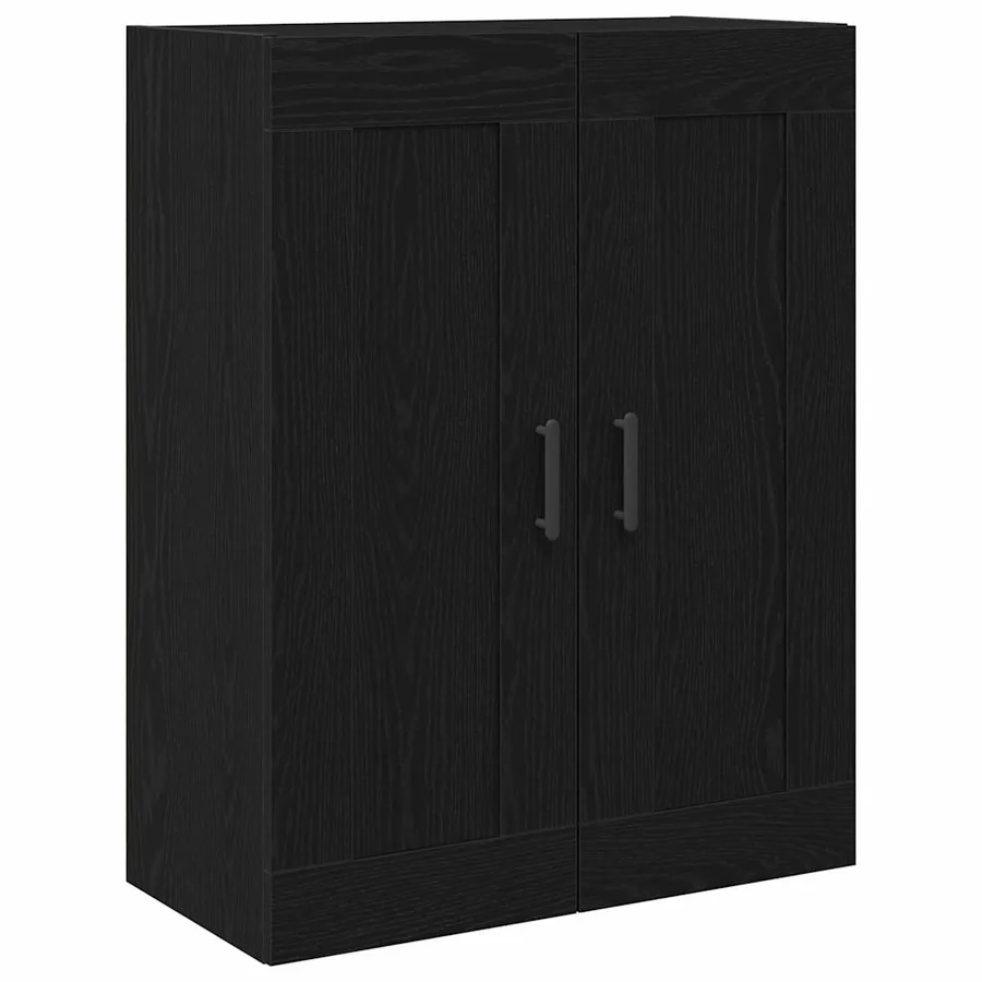 Haut Armoire 2 pcs Chêne noir Bois d'ingénierie - 7