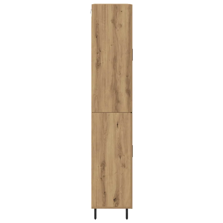 Haut Armoire 2 pcs Chêne artisanal 69,5 x 34 x 180 cm - 9