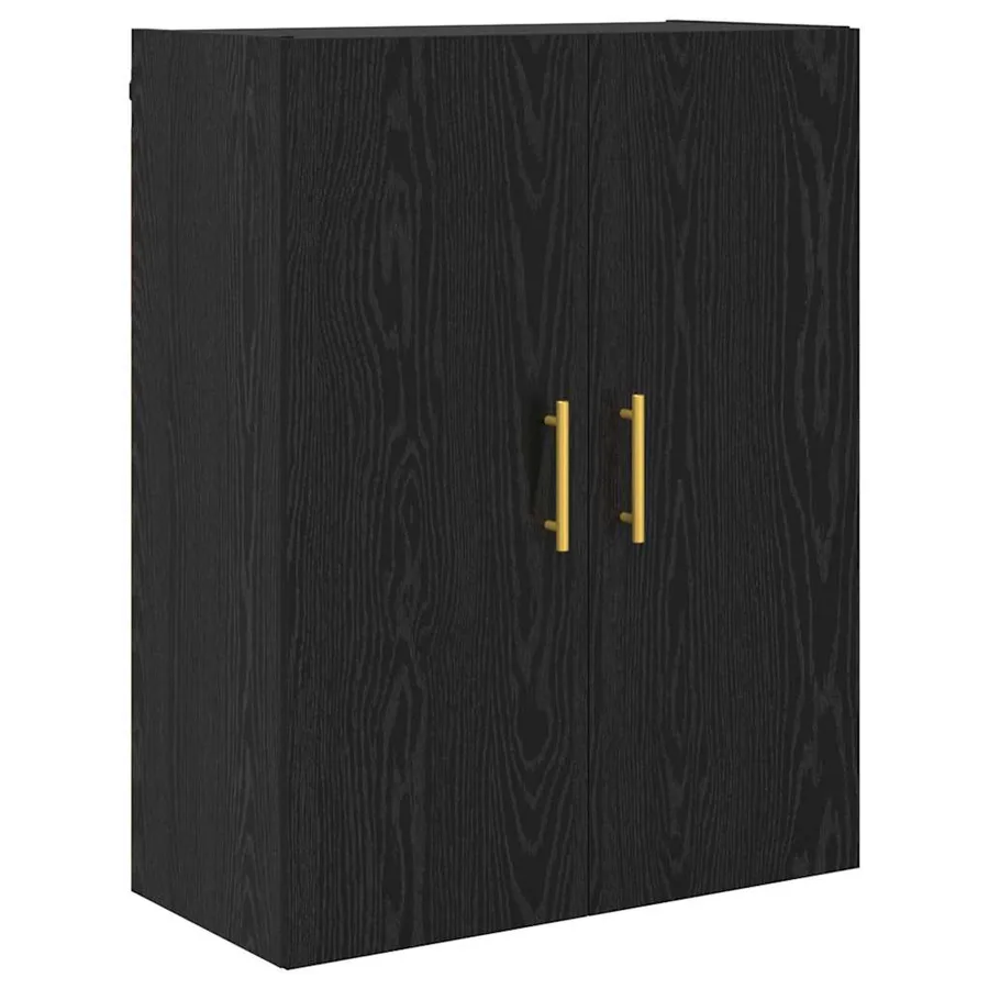 Haut Armoire Chêne noir 69,5 x 34 x 180 cm Bois d'ingénierie - 7
