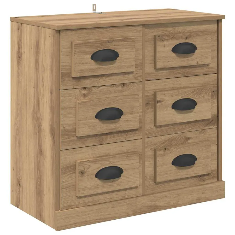 Buffets 2 pcs Chêne artisanal 70 x 35,5 x 67,5 cm - 7