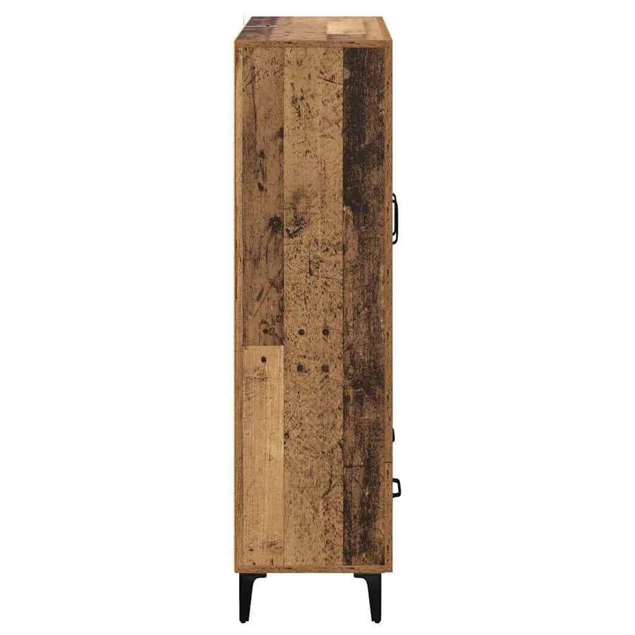 Haut Armoire avec tiroir Bois Ancien 70 x 31 x 115 cm - 7