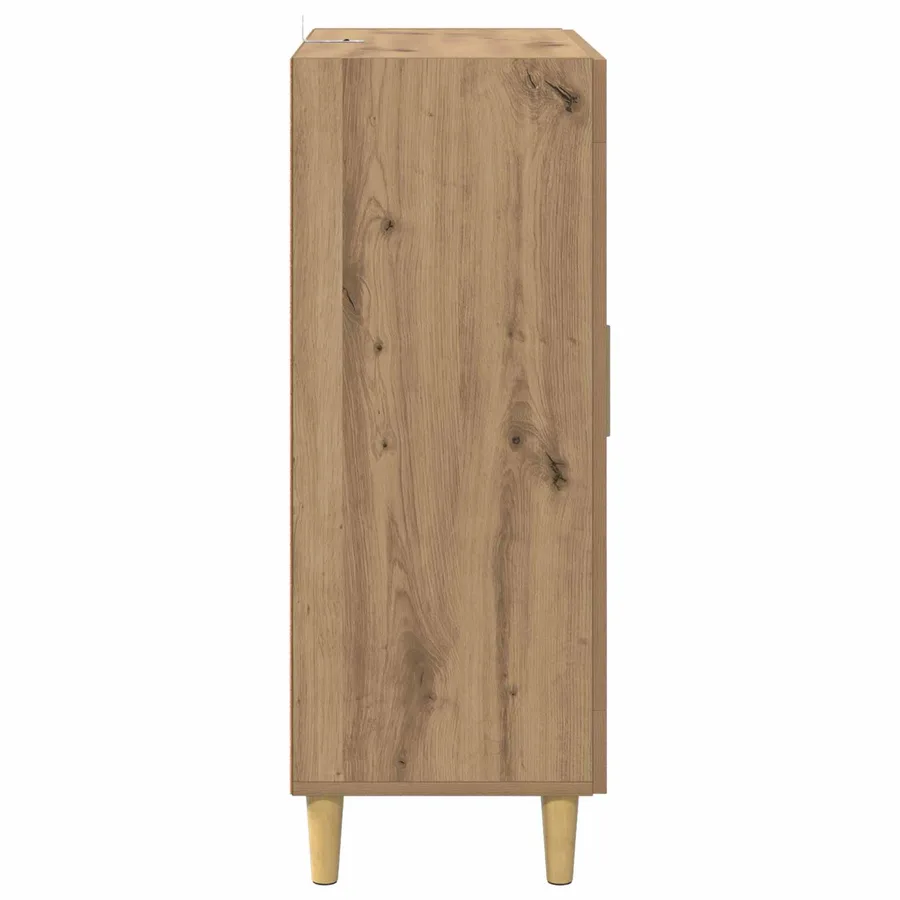 Buffet Chêne artisanal 69,5 x 34 x 90 cm Bois d'ingénierie - 7