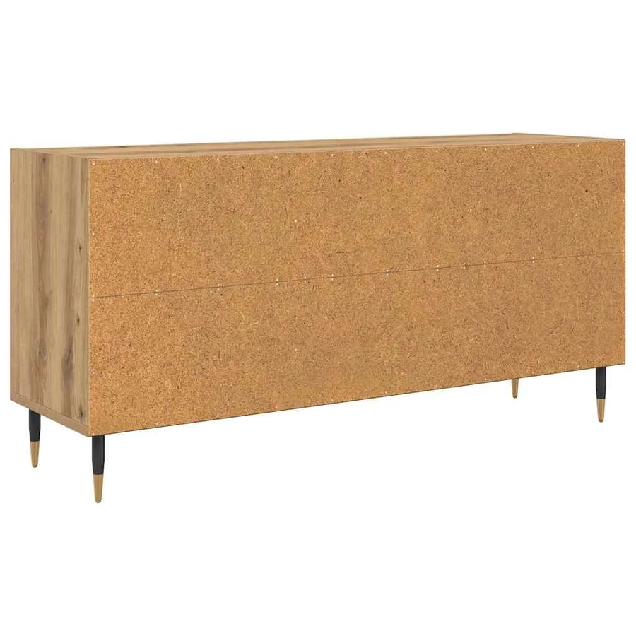 Meuble TV 103,5 x 30 x 50 cm Chêne artisanal Bois d'ingénierie - 7