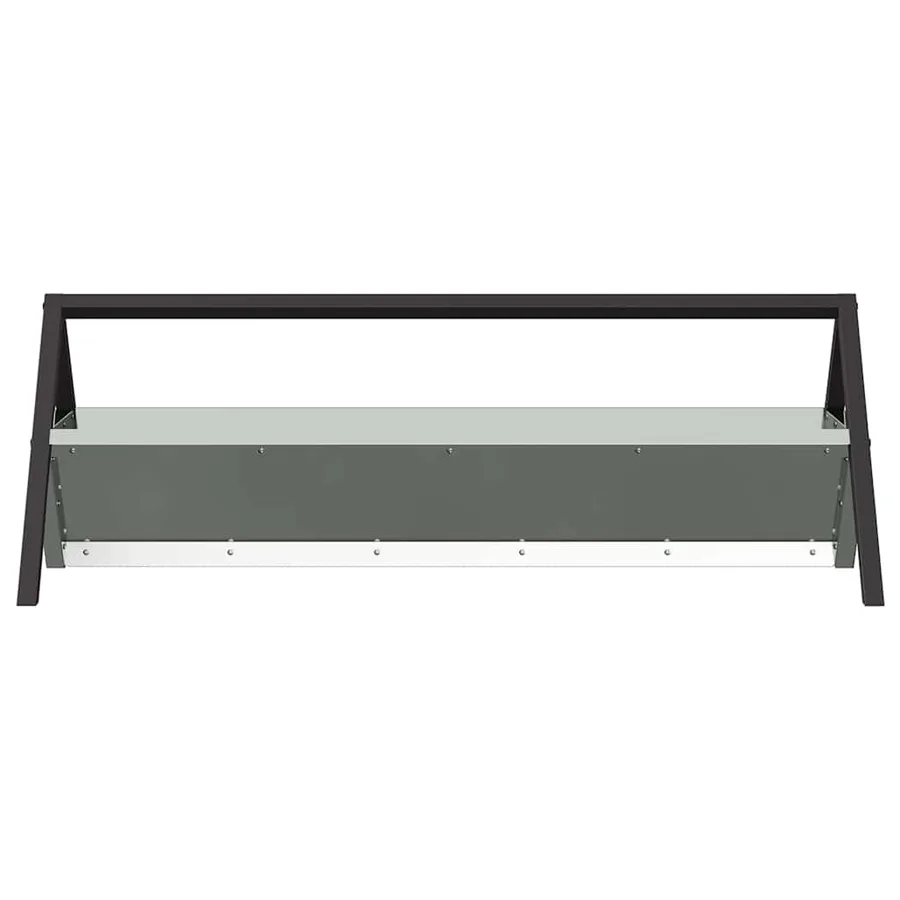 Trough d'alimentation pour le bétail Argent 111 x 76 x 38 cm - 5