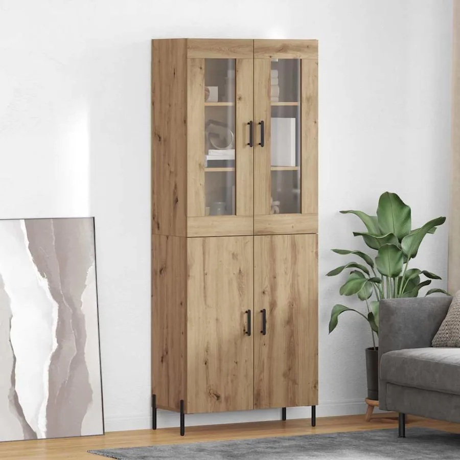 Haut Armoire Chêne artisanal 69,5 x 34 x 180 cm