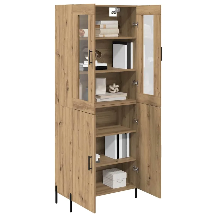 Haut Armoire Chêne artisanal 69,5 x 34 x 180 cm - 3