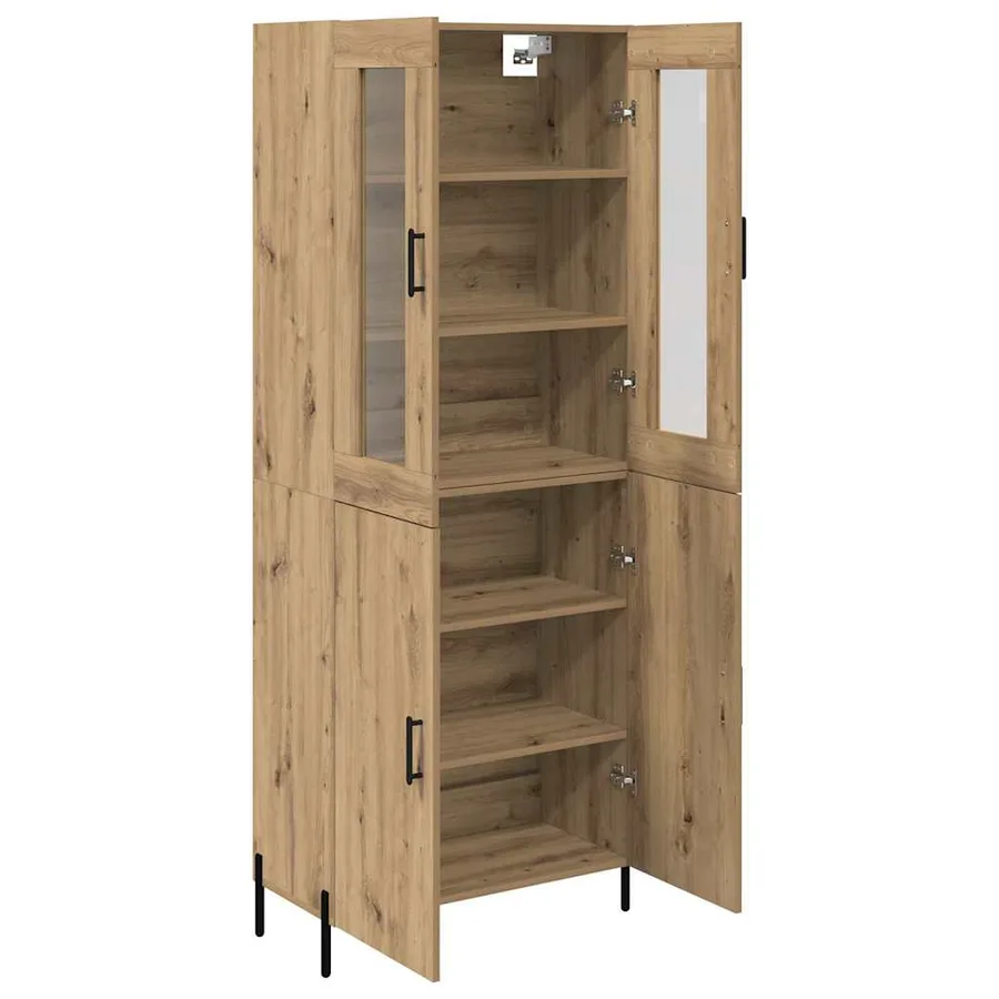 Haut Armoire Chêne artisanal 69,5 x 34 x 180 cm - 5