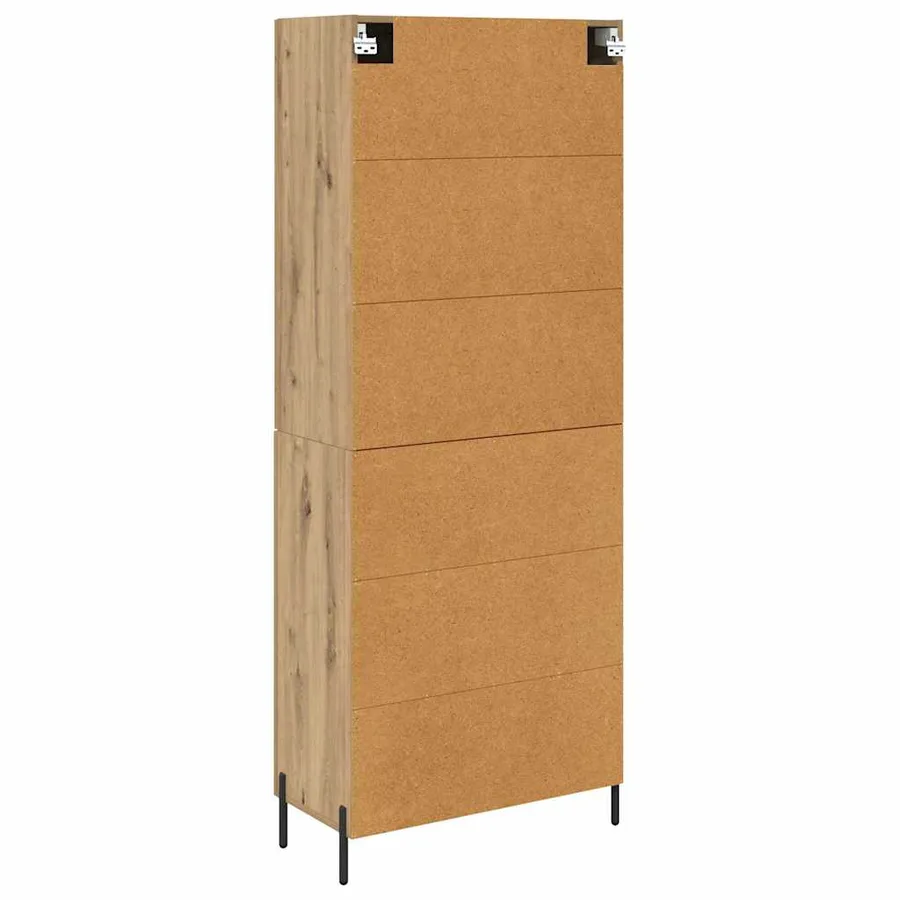 Haut Armoire 2 pcs Chêne artisanal 69,5 x 34 x 180 cm - 10